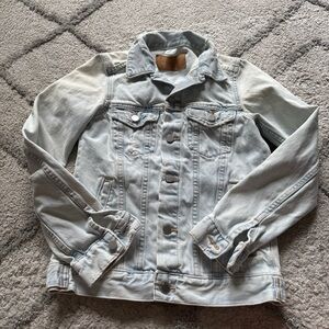 H&M & denim jean jacket light wash 2